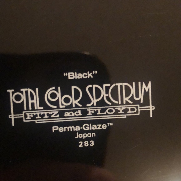 FITZ & FLOYD Set of 6 Charger Plates 12” each GUC “Color Spectrum” - Picture 4 of 5